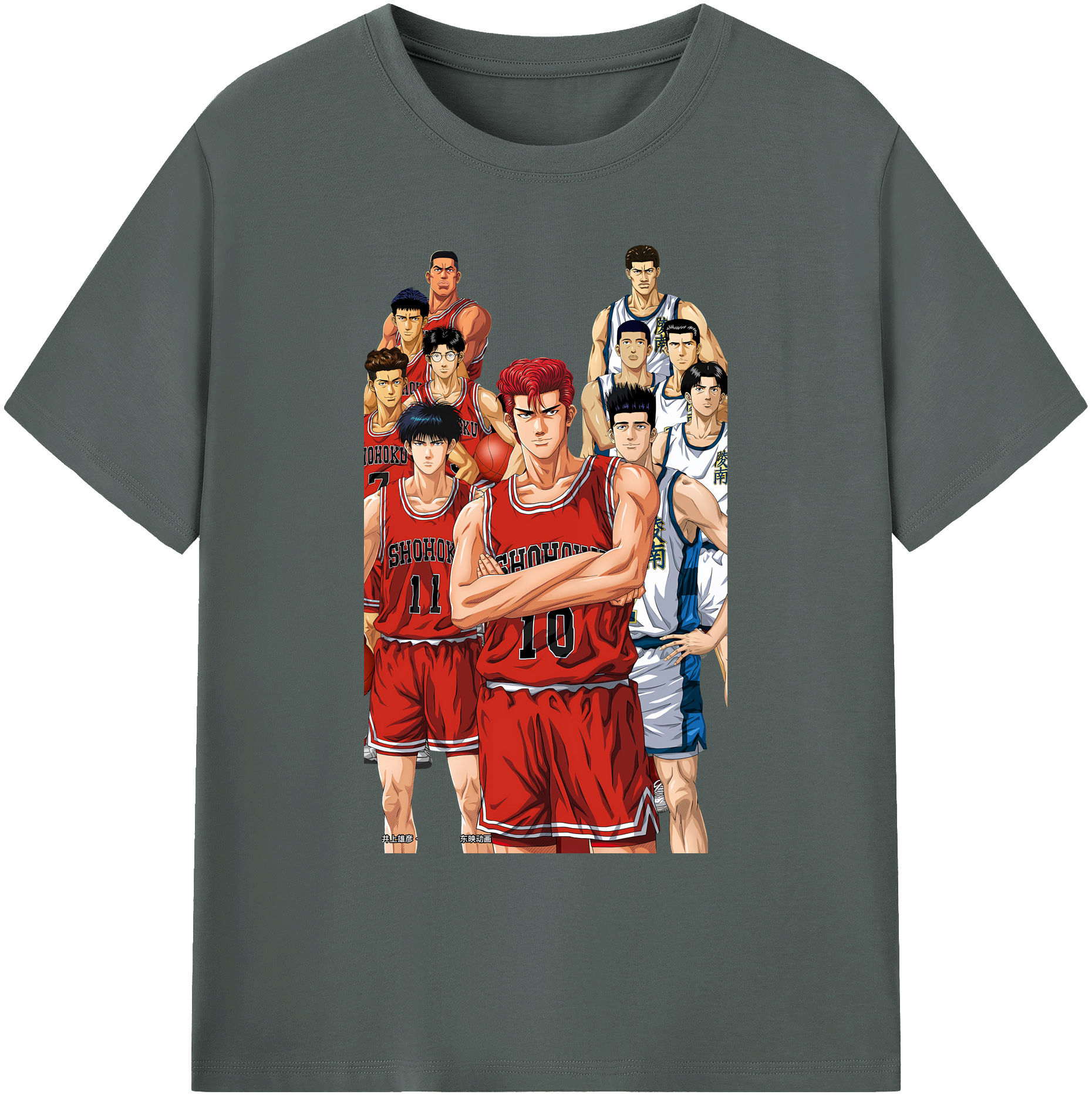 （画像用） SLAM DUNK／スラムダンク 綿100％ メンズ半袖Tシャツ｜肌触りやわらか＆通気性